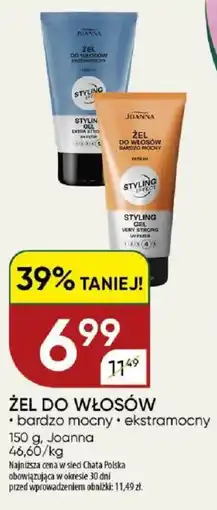 Chata Polska Żel do włosów joanna oferta