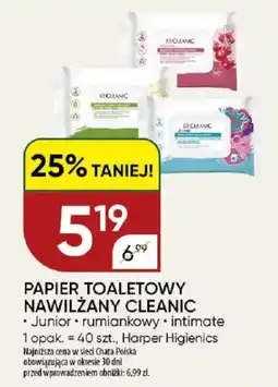 Chata Polska Papier toaletowy nawilżany cleanic Harper Higienics oferta
