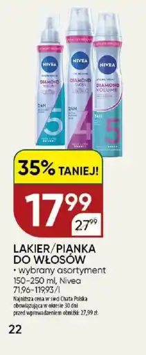 Chata Polska Lakier/pianka do włosów nivea oferta