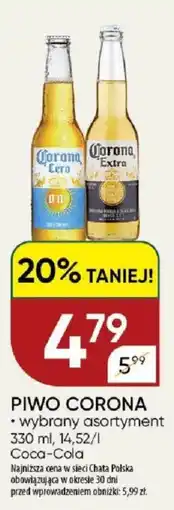Chata Polska Piwo corona coca-cola oferta