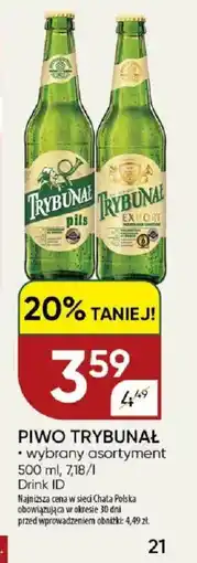 Chata Polska Piwo trybunał drink id oferta