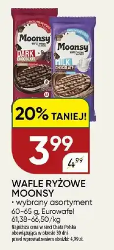 Chata Polska Wafle ryżowe moonsy eurowafel oferta