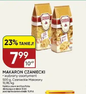Chata Polska Makaron czaniecki oferta