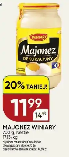 Chata Polska Majonez winiary Nestlé oferta
