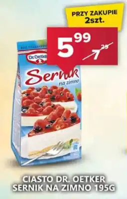 Spiżarnia Smakosza Ciasto dr.oetker sernik na zimno oferta