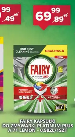 Spiżarnia Smakosza Fairy kapsułki do zmywarki platinum plus lemon oferta