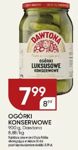Chata Polska Ogórki konserwowe dawtona oferta