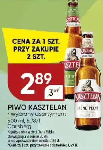 Chata Polska Piwo kasztelan Carlsberg oferta
