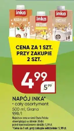 Chata Polska Napój inka oferta
