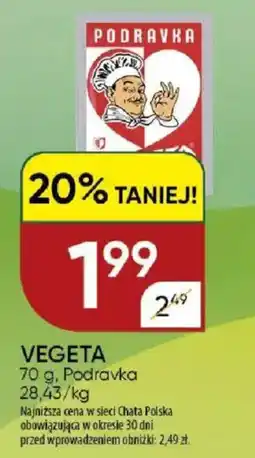 Chata Polska Vegeta podravka oferta