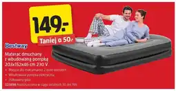 Jula Materac dmuchany z wbudowaną pompką 203x152x46 cm 230 V oferta