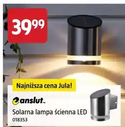 Jula Solarna lampa ścienna LED oferta