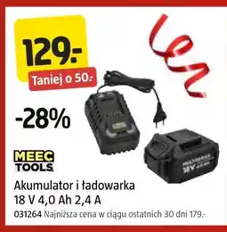 Jula MEEC TOOLS Akumulator i ładowarka 18 V 4,0 Ah 2,4 A oferta