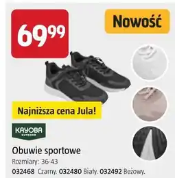 Jula Obuwie sportowe oferta