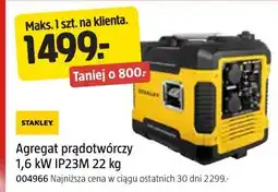 Jula STANLEY Agregat prądotwórczy 1,6 kW IP23M oferta