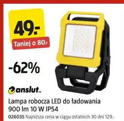 Jula Lampa robocza LED do ładowania 900 lm 10 W IP54 anslut oferta