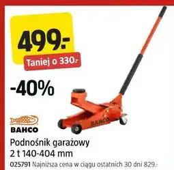Jula BAHCO Podnośnik garażowy 2 t 140-404 mm oferta