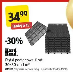 Jula Płytki podłogowe 11 szt. 30x30 cm 1 m² Hard Head oferta