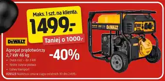 DEWALT Agregat prądotwórczy 2,7 kW