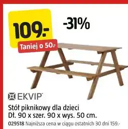 Jula Stół piknikowy dla dzieci oferta