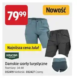 Jula Damskie szorty turystyczne KAYOBA OUTDOOR oferta