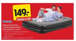Jula Materac dmuchany z wbudowaną pompką 203x152x46 cm 230 V Bestway oferta