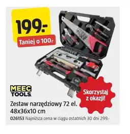 Jula MEEC TOOLS Zestaw narzędziowy 72 el. 48x36x10 cm oferta