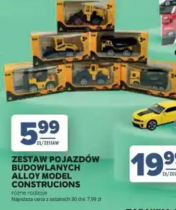 Stokrotka ZESTAW POJAZDÓW BUDOWLANYCH ALLOY MODEL CONSTRUCIONS DROMADER różne rodzaje oferta