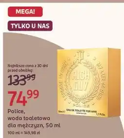 Rossmann Police, woda toaletowa dla mężczyzn oferta