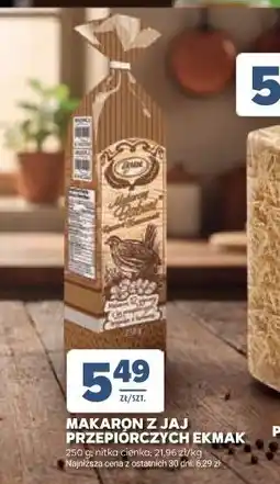 Stokrotka MAKARON Z JAJ PRZEPIÓRCZYCH EKMAK oferta