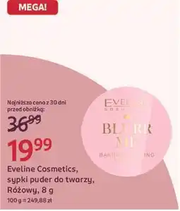 Rossmann Eveline Cosmetics, sypki puder do twarzy, Różowy oferta