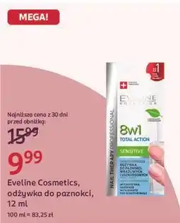 Rossmann Eveline Cosmetics, odżywka do paznokci oferta