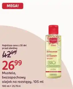 Rossmann Mustela, bezzapachowy olejek na rozstępy oferta