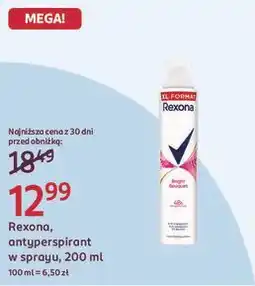Rossmann Rexona, antyperspirant w sprayu oferta