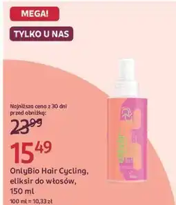 Rossmann OnlyBio Hair Cycling, eliksir do włosów oferta