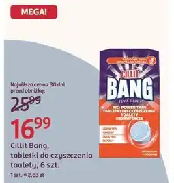 Rossmann Cillit Bang, tabletki do czyszczenia toalety, 6 szt oferta