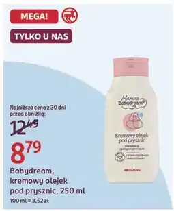 Rossmann Babydream, kremowy olejek pod prysznic oferta