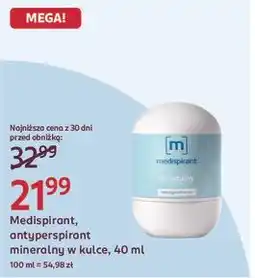 Rossmann Medispirant, antyperspirant mineralny w kulce oferta