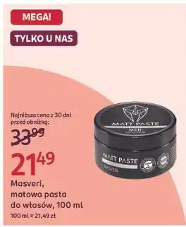 Rossmann Masveri, matowa pasta do włosów oferta