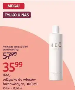 Rossmann Heö, odżywka do włosów farbowanych oferta