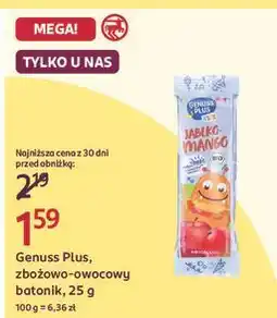 Rossmann Genuss Plus, zbożowo-owocowy batonik oferta