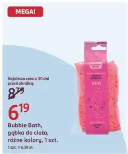 Rossmann Bubble Bath, gąbka do ciała, różne kolory, 1 szt oferta