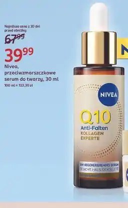 Rossmann Nivea, przeciwzmarszczkowe serum do twarzy oferta