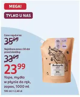 Rossmann Yope, mydło w płynie do rąk, zapas oferta