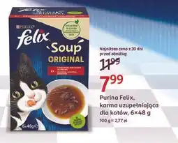 Rossmann Purina Felix, karma uzupełniająca dla kotów oferta
