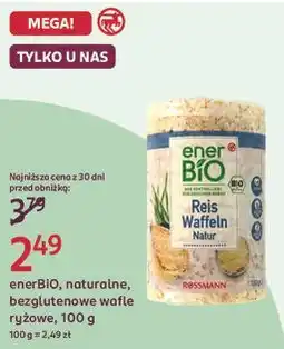 Rossmann enerBiO, naturalne, bezglutenowe wafle ryżowe oferta