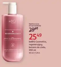 Rossmann beBIO Cosmetics, regenerujący balsam do ciała oferta