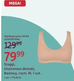 Rossmann Sloggi, biustonosz damski, Beżowy, rozm. M, 1 szt oferta