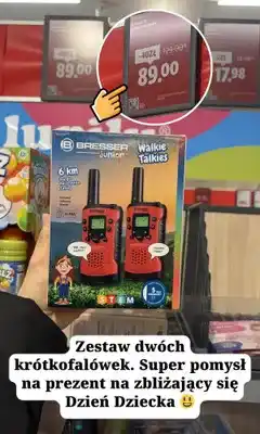 Lidl Zestaw 2 krótkofalówek Bresser junior Walkie Talkies 6km oferta