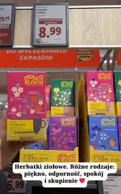Lidl Herbatka ziołowa Dobrostany Spokój oferta